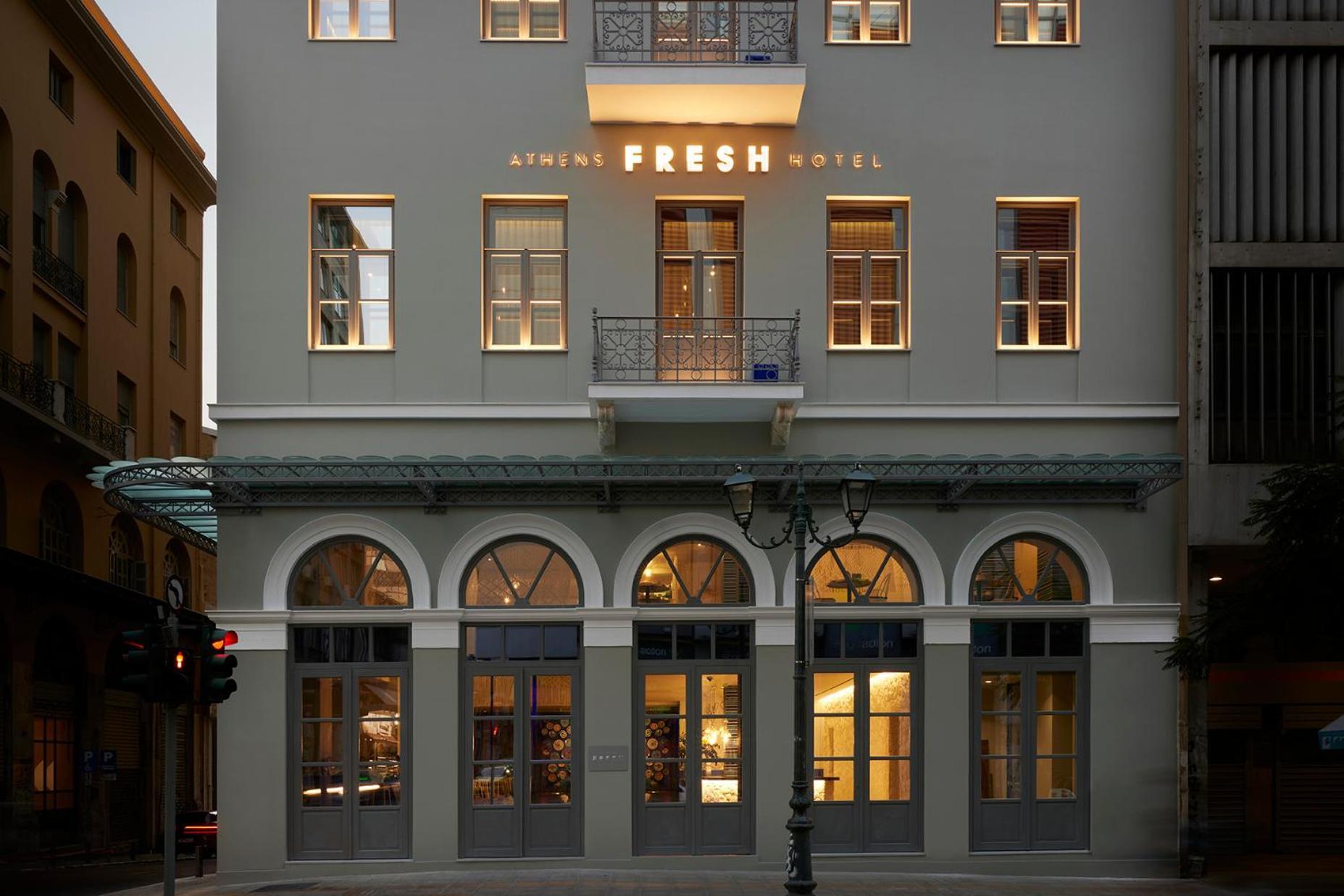 Hotel Fresh Atene Esterno foto