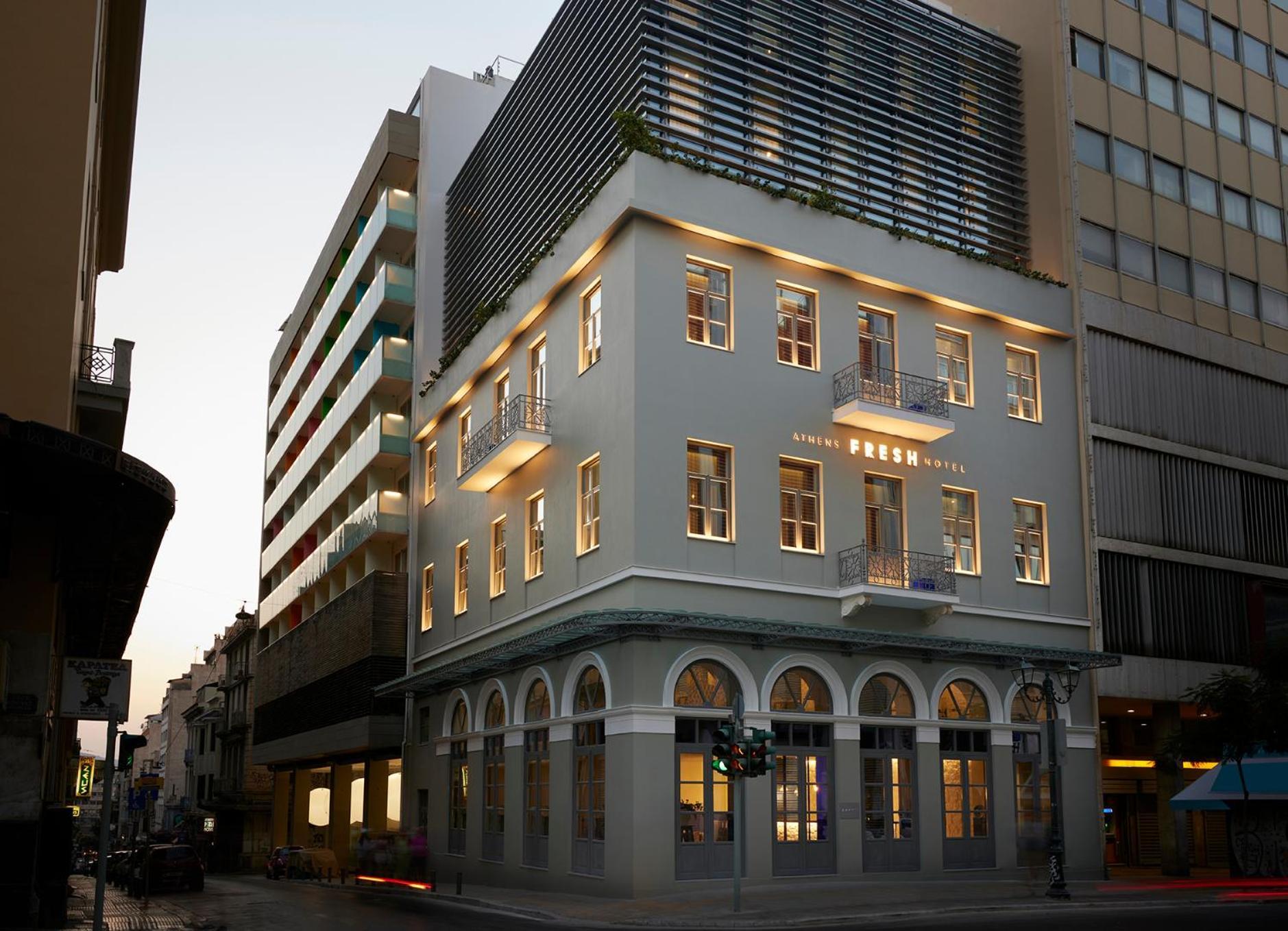 Hotel Fresh Atene Esterno foto